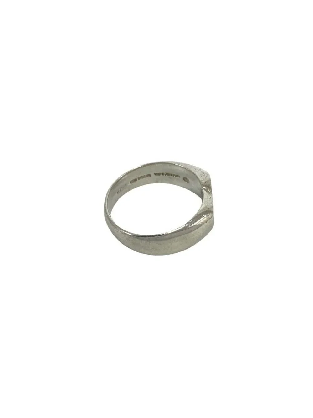 Tiffany & Co Vintage Signet Ring 925 Sterling Silver